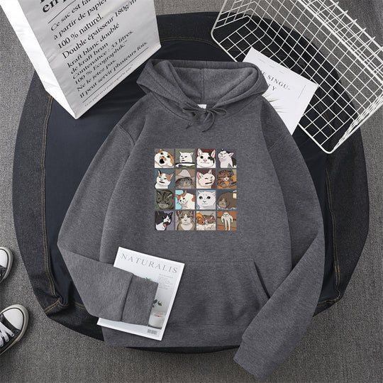 Damen Sweatshirt mit Tier-Motiv EB