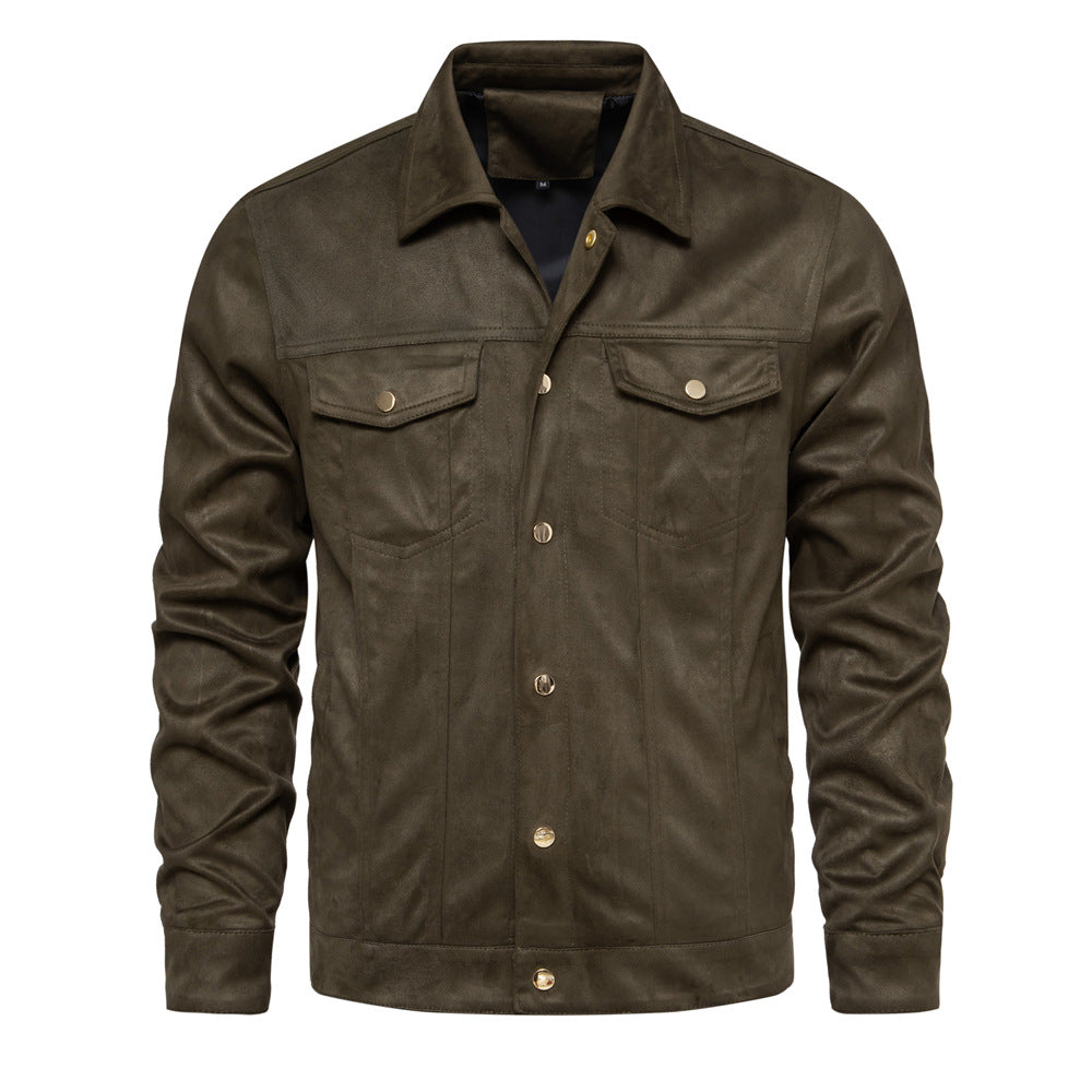 Herren jacke im Vintage-Stil mit praktischen Taschen EB