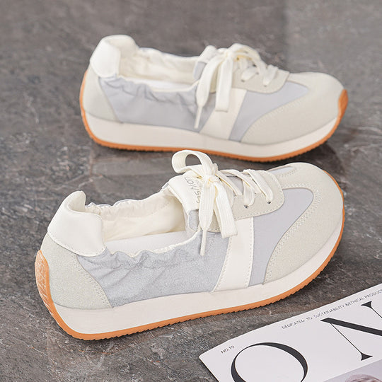 Damen Sportliche Sneaker mit flexiblem Elastikbandeinsatz und atmungsaktivem Obermaterial EB