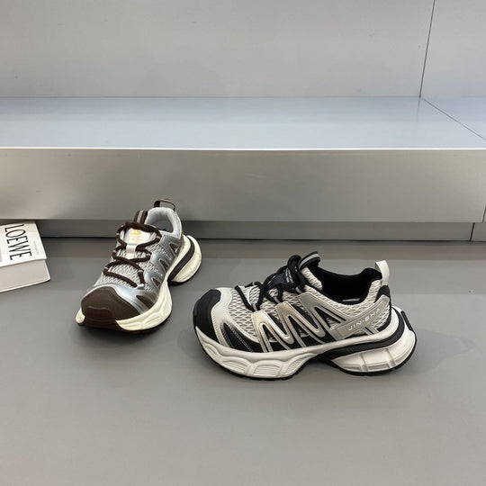 Damen komfortable Sport-Sneaker mit atmungsaktivem Mesh-Obermaterial und stabiler Sohle EB