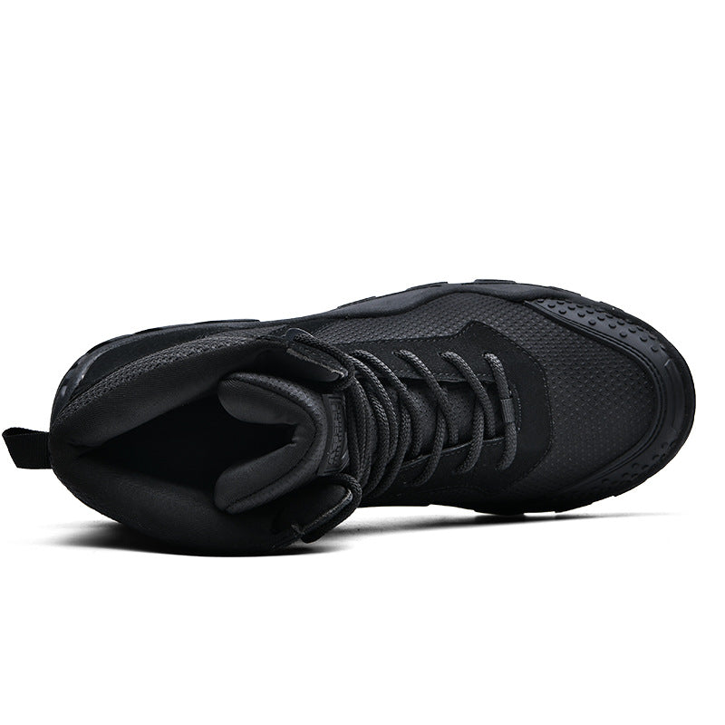 Herren Tactical Boots mit verstärktem Knöchelschutz und rutschfester Sohle EB