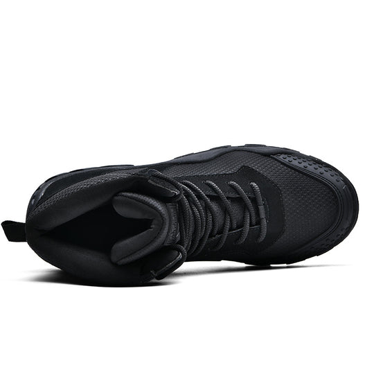 Herren Tactical Boots mit verstärktem Knöchelschutz und rutschfester Sohle EB