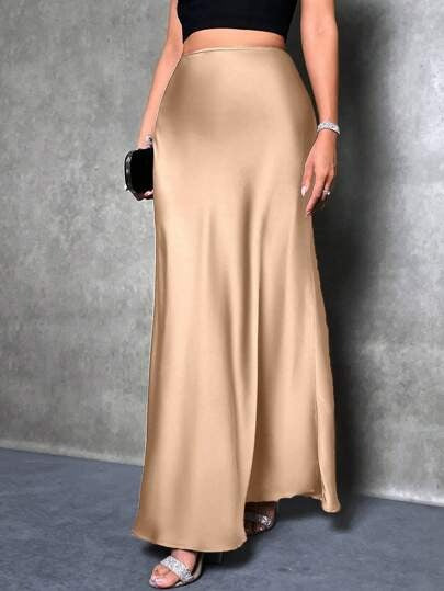 Damen Maxirock mit fließendem Schnitt und elegantem Fall EB