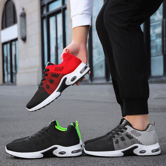 Damen Sportliche Air-Technology Sneakers mit atmungsaktivem Obermaterial und dämpfender Sohle EB