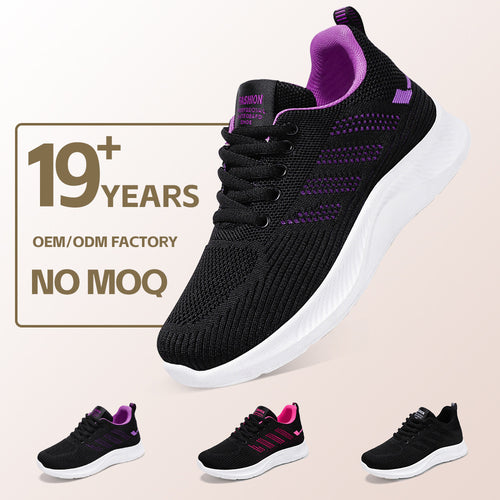 Damen Sportliche Sneaker mit atmungsaktivem Obermaterial und Dämpfungssystem EB