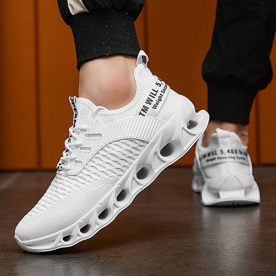 Unisex Performance-Sneaker mit innovativer gelochter Luftsohle und gestricktem Obermaterial EB