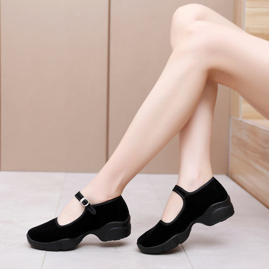 Damen Komfortable und elegante Mary Jane Schuhe mit stylishen Details EB
