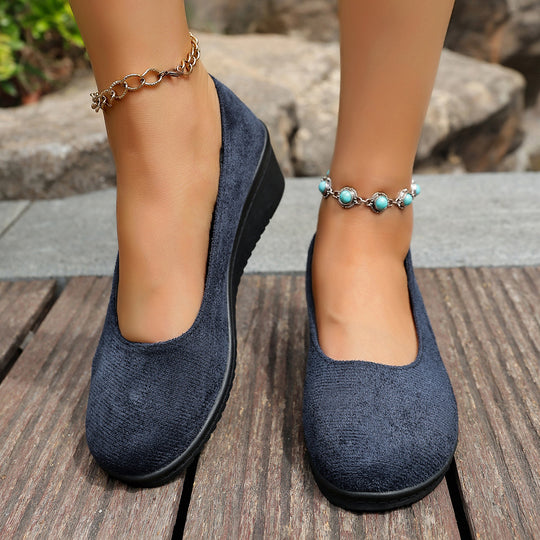 Damen Wedge-Ballerinas mit komfortabler Fußbettung und elegantem Design EB