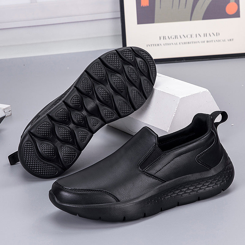 Damen bequeme Slip-On Sneakers mit elastischem Design und rutschfester Sohle EB