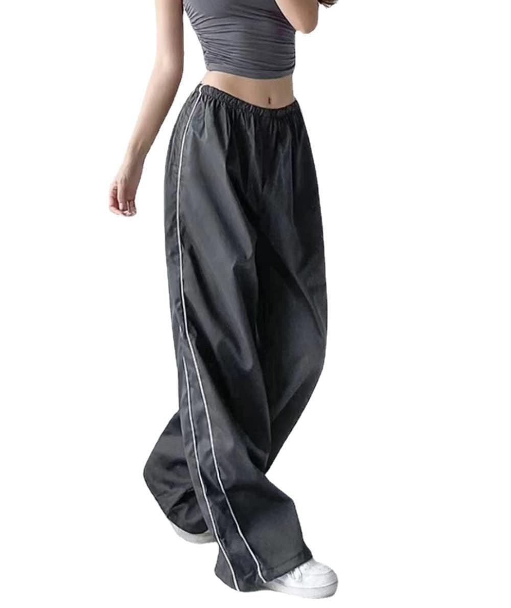 Damen Sportliche High-Waist Freizehhosen EB