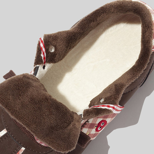 Damen Komfortable Sneaker mit kuscheligem Innenschuh und verspieltem Design EB