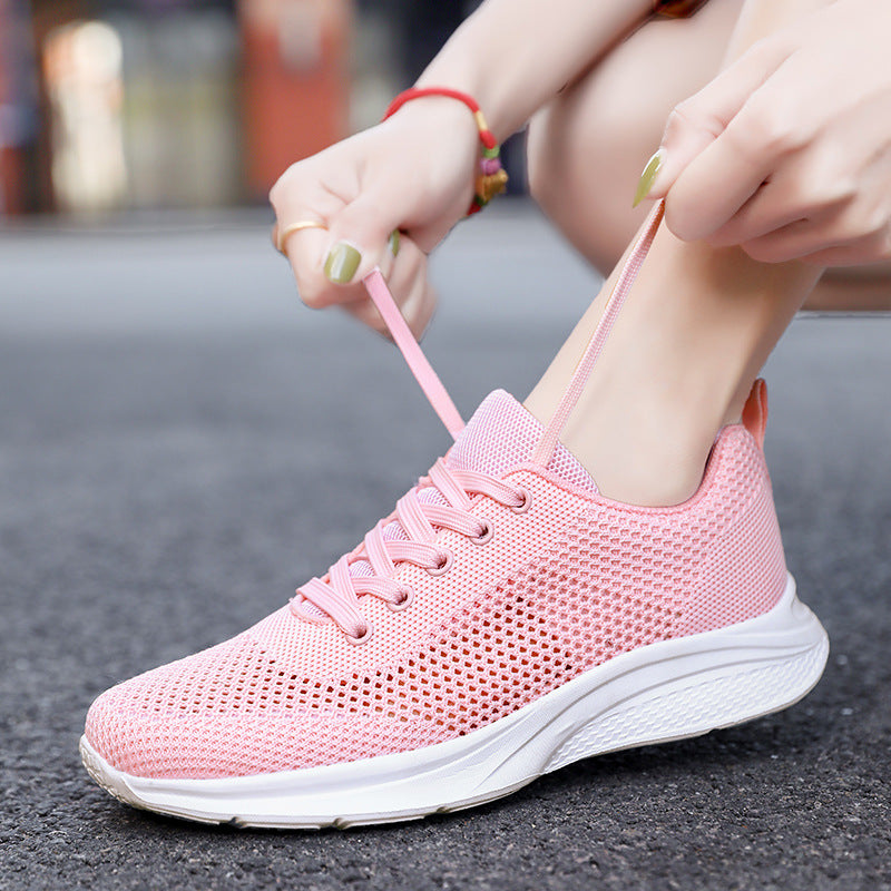 Damen Leichte Laufschuhe mit atmungsaktivem Mesh-Obermaterial und flexibler Sohle EB