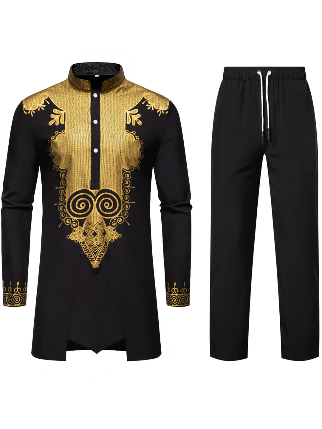 Herren elegantes Kombi-Outfit mit dekorativen Verzierungen EB