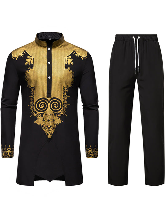 Herren elegantes Kombi-Outfit mit dekorativen Verzierungen EB