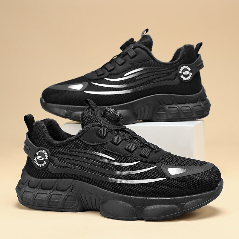 Herren Sportliche Sneakers mit innovativem Schnürsystem und isolierter Innensohle EB