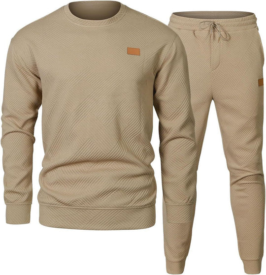Damen Sportliches Freizeit-Set mit strukturiertem Design EB