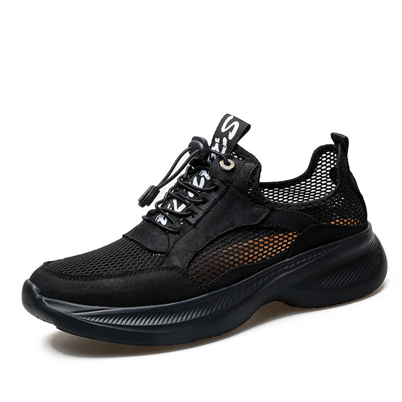 Herren Atmungsaktive Freizeitsneaker mit elastischem Schnellverschluss EB