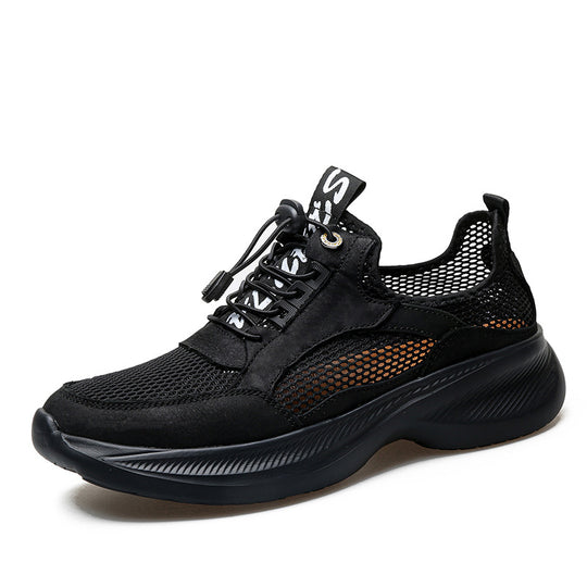 Herren Atmungsaktive Freizeitsneaker mit elastischem Schnellverschluss EB