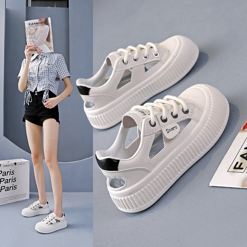 Damen Sportliche Sneaker mit luftiger Sohle von EB