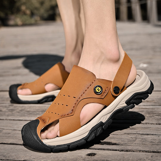 Herren Freizeit-Sandalen mit ergonomischer Sohle und atmungsaktiven Einsätzen EB