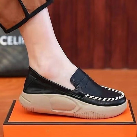 Damen Moccasins mit komfortablem Plateau und stylischem Design EB