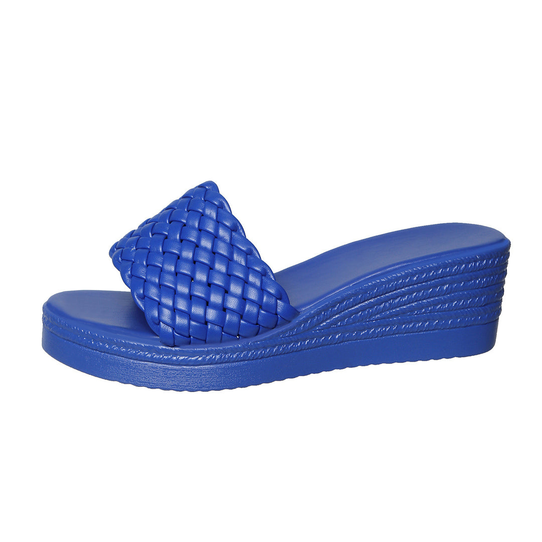 Damen Wedge-Sandalen mit geflochtenem Riemen und ergonomischer Sohle EB