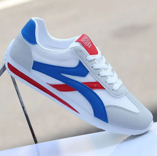 Damen Sportlich-Style Sneakers mit atmungsaktiver Oberflächenstruktur und stabiler Sohle EB