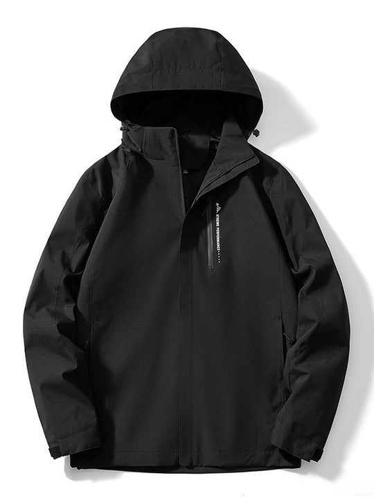 Damen Leichte zweifarbige Softshelljacke mit Kapuze, atmungsaktivem Meshfutter und Brustreißverschluss EB