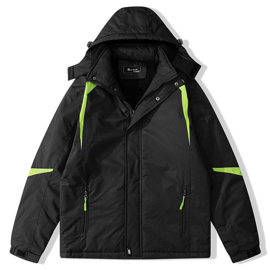 Damen isolierte Outdoor-Jacke mit verstellbarer Kapuze EB