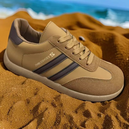 Damen Sportliche Sneakers mit atmungsaktiver Oberflächenstruktur und rutschfester Sohle EB