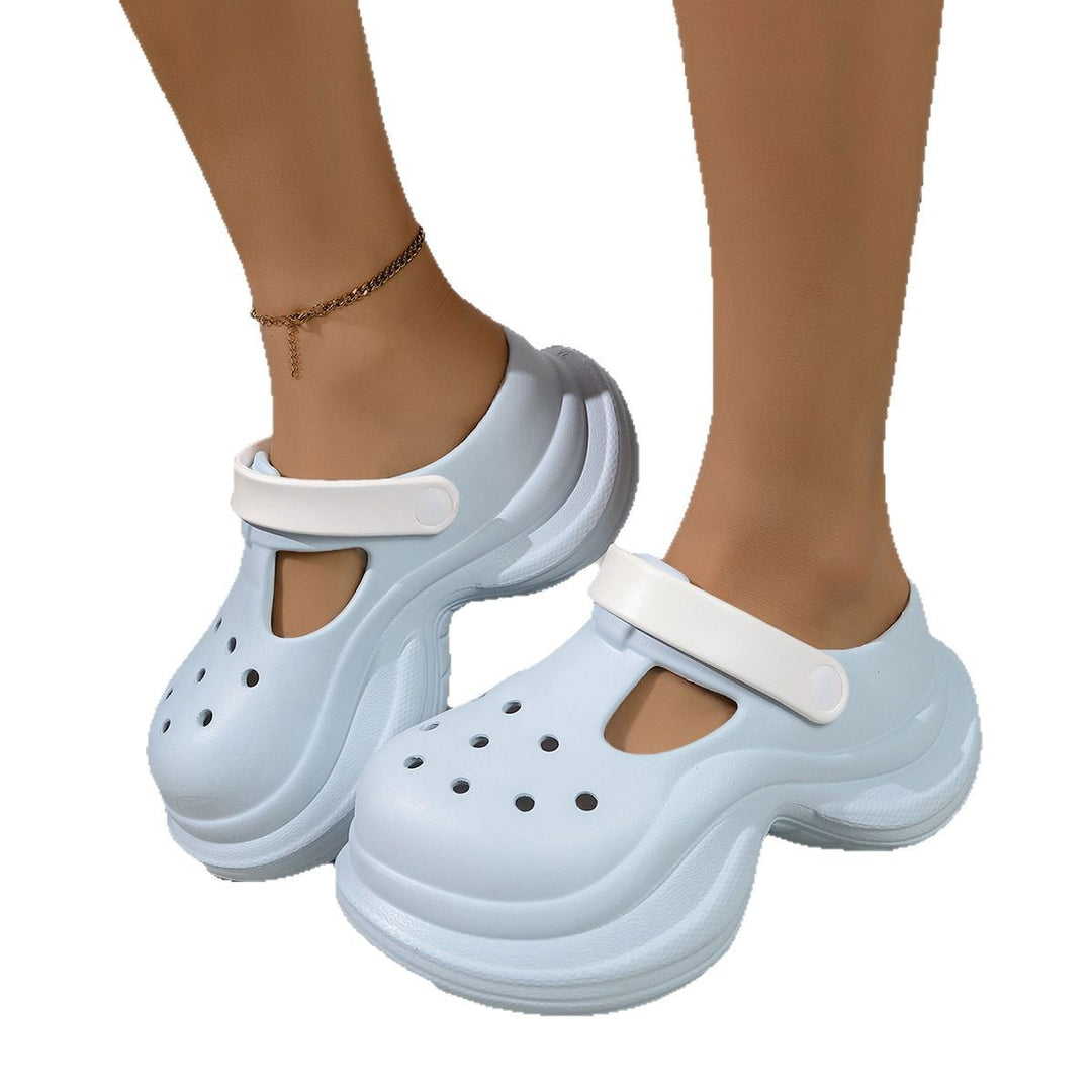 Damen Hochwertige Clogs mit ergonomischem Design und verstellbarem Riemen EB