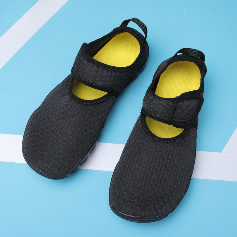Damen Aquaschuhe mit flexiblem Klettverschluss und rutschfester Sohle EB
