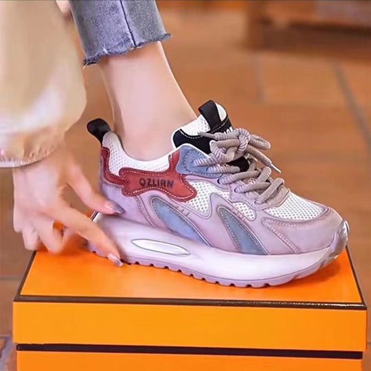Damen Sportliche Sneaker mit atmungsaktiver Oberfläche und dämpfendem Sohlenprofil EB