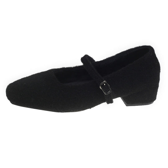 Damen elegante Ballerinas mit verstellbarem Riemen und komfortablem Fußbett EB