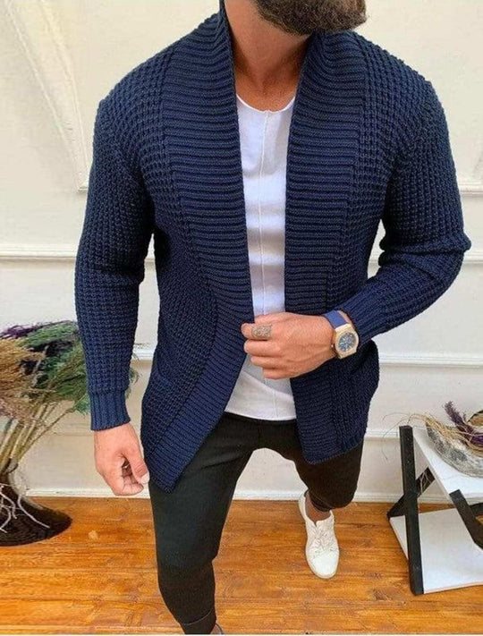 Herren Strickjacke mit modernem Schnitt EB