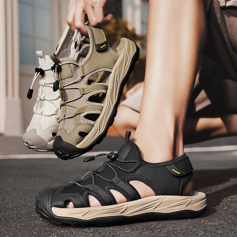 Damen Sportliche Outdoorsandalen mit rutschfester Sohle und atmungsaktivem Obermaterial EB