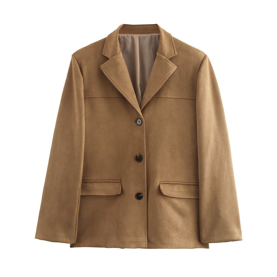 Damen elegante Jacke im modernen Schnitt mit praktischen Taschen EB