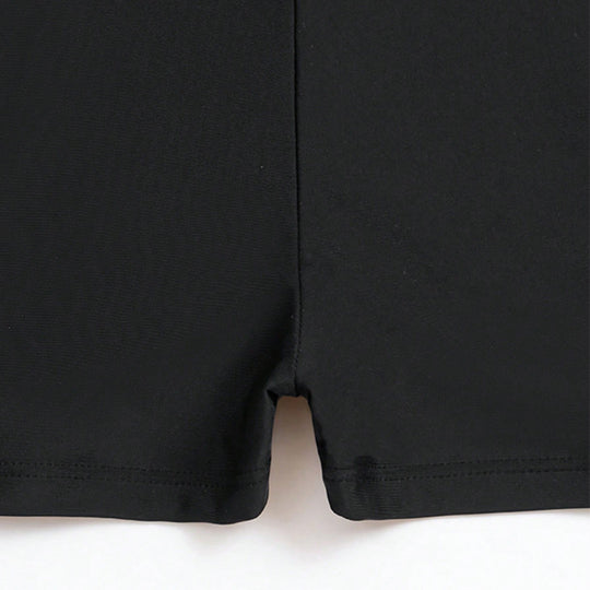 Damen Hochgeschnittene Bikinishorts mit elegantem Kreuzdesign EB