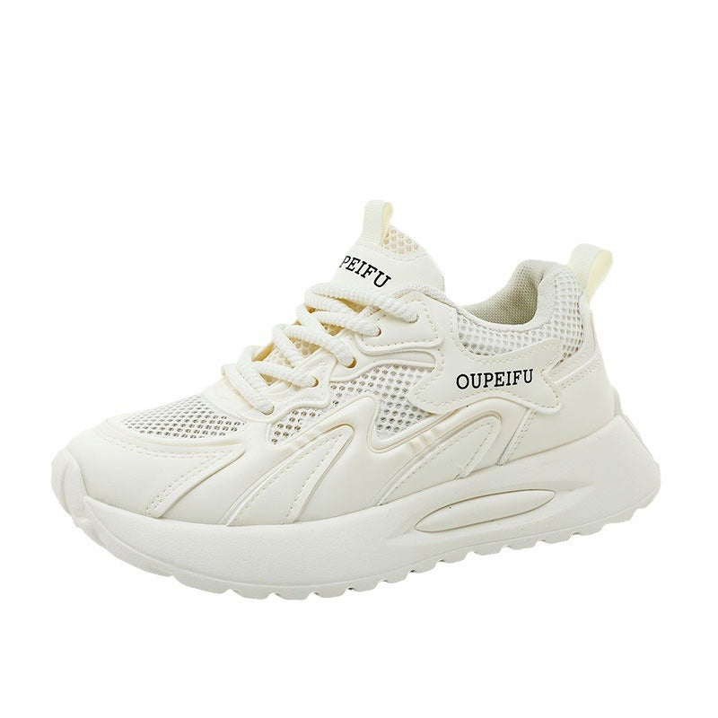 Damen Sportliche atmungsaktive Sneakers mit dämpfender Laufsohle und trendigem Design EB