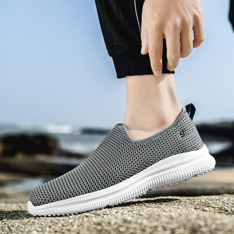 Damen Atmungsaktive Freizeit Sneaker mit flexiblem Slip-On Design EB