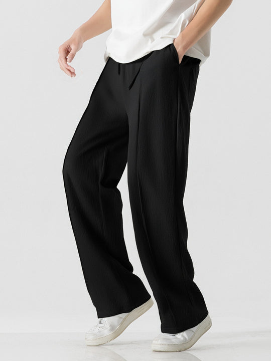 Herren Elegante, weite Freizeithose aus atmungsaktivem Gewebe EB