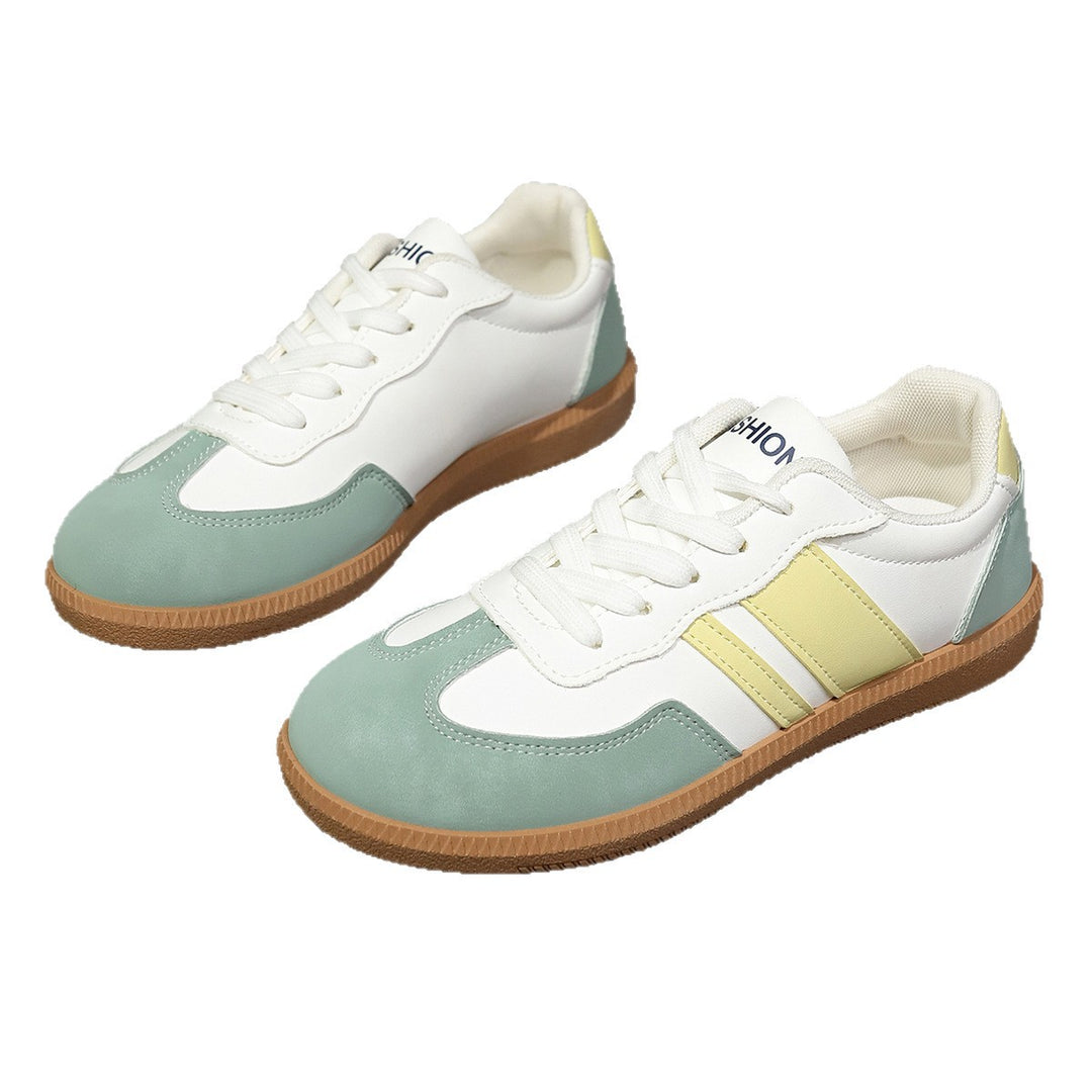 Damen Sneakers mit modischem Obermaterial und strapazierfähiger Gummisohle EB