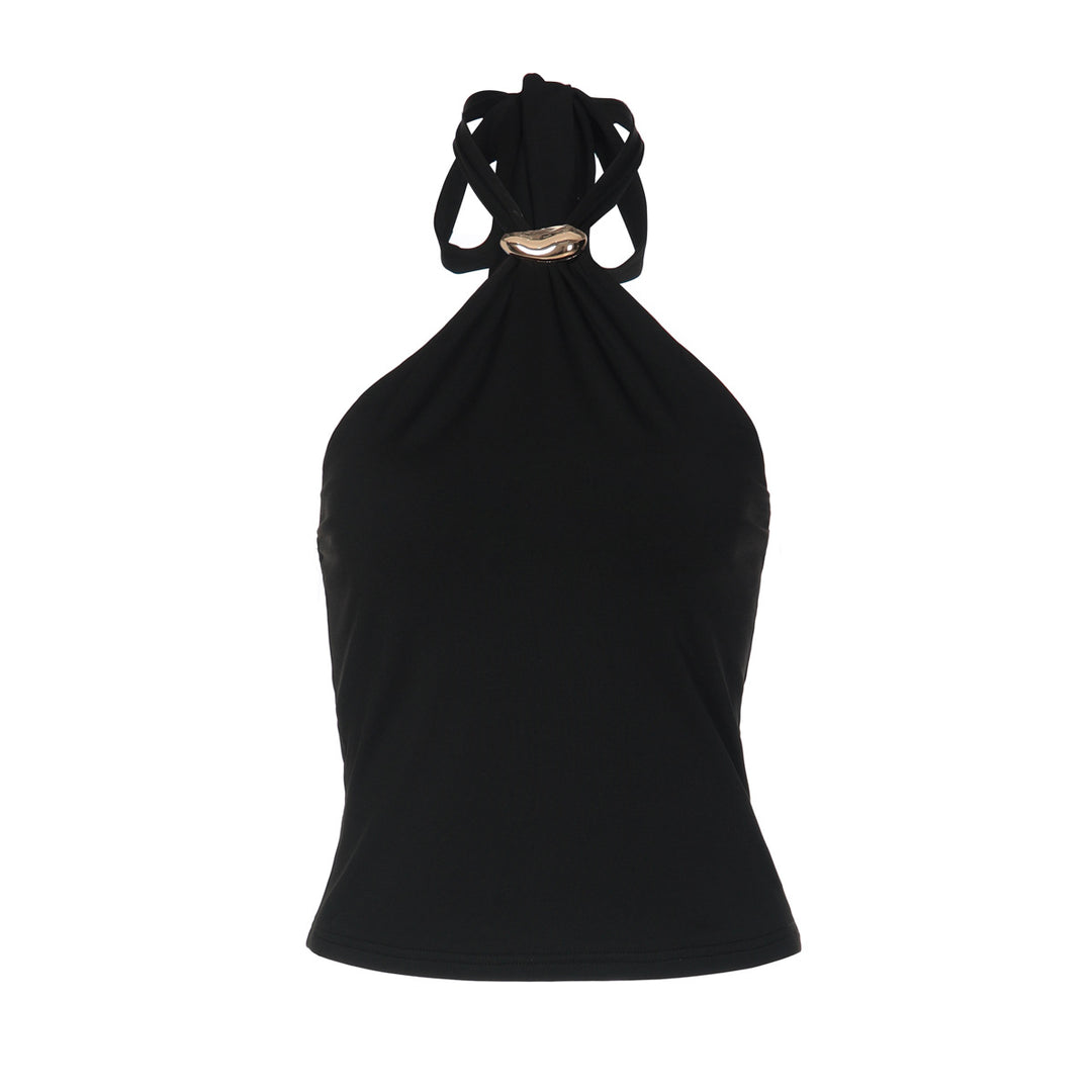 Damen Elegantes und zeitloses Neckholder-Top EB