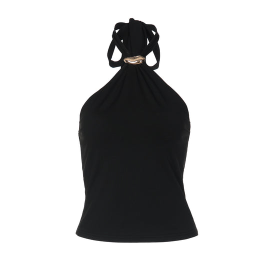 Damen Elegantes und zeitloses Neckholder-Top EB