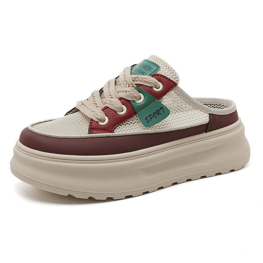 Damen modische Slip-ons mit atmungsaktiver Mesh-Oberfläche und dämpfendem Fußbett EB