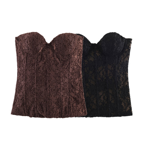 Damen Spitzen-Bustier mit verführerischem Design und eleganten Details EB