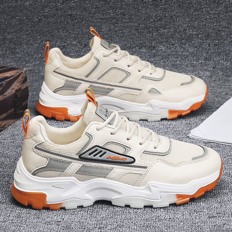 Damen Sportliche Sneakers mit atmungsaktiver Mesh-Oberfläche und dämpfender Sohle EB