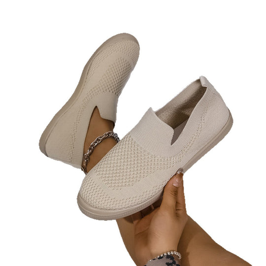 Damen Atmungsaktive Slip-On Freizeitschuhe EB