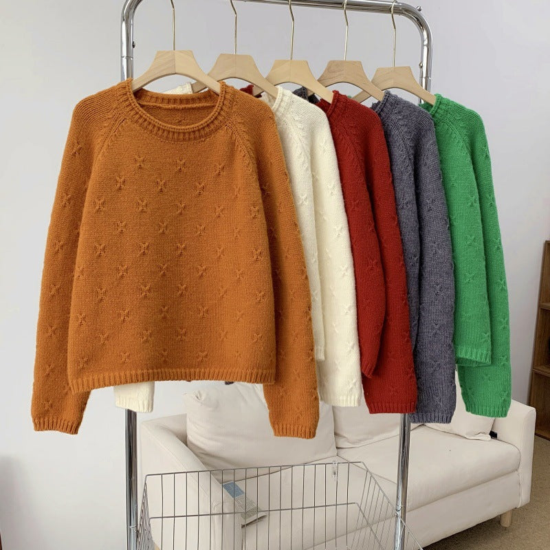 Damen Kuscheliger Strickpullover mit strukturiertem Muster EB