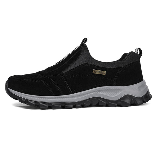 Damen Sportliche Slip-On Sneakers mit rutschfester Sohle und atmungsaktivem Obermaterial EB